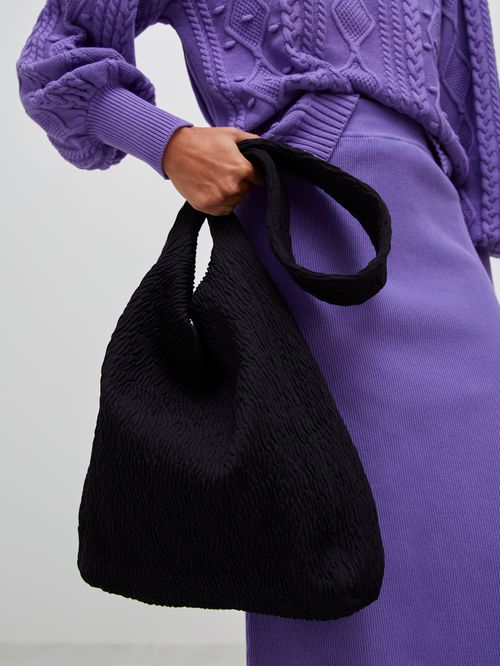 Bolsa Tricot Anselmi Preto