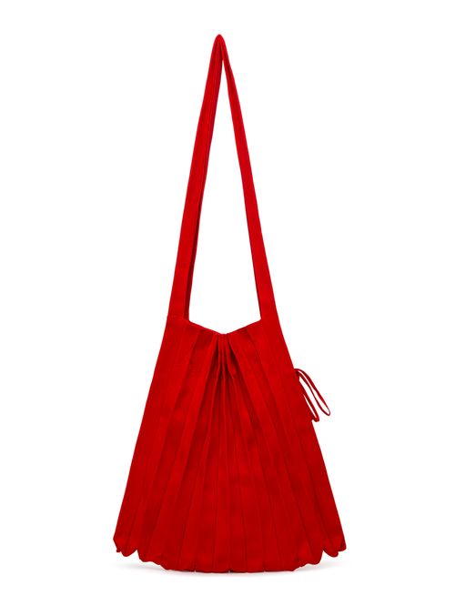 Knitting Accordion Bag 46472 Red