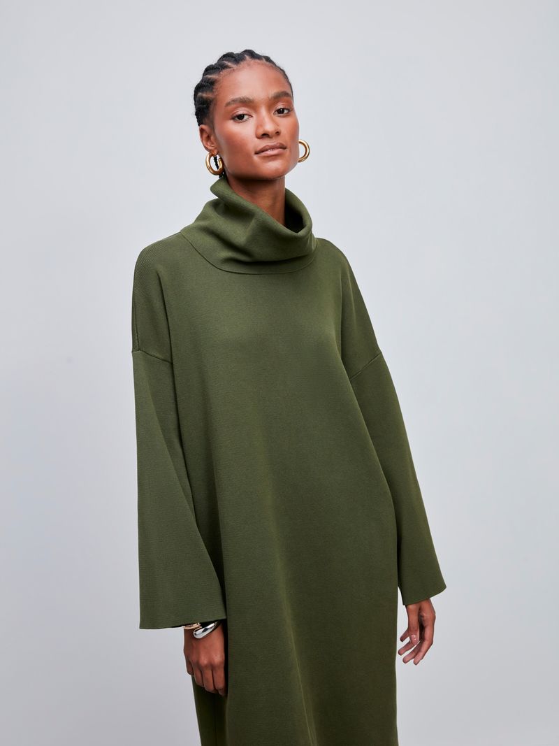 Turtleneck hotsell dress oversized