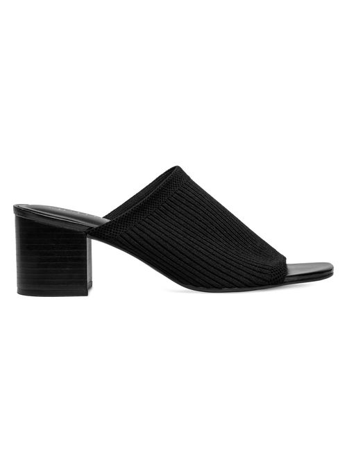 Tamanco em Tricot Preto