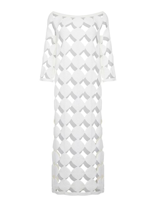 Off-white Sphere Maxi Dress
