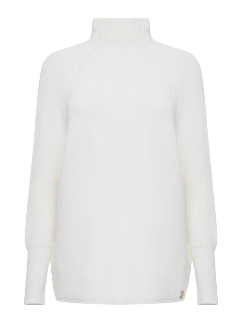 Suéter Minimal Gola Chaminé Off white