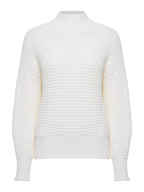 Suéter em Ponto Pérola Off white