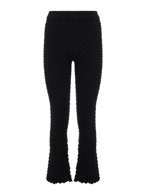 Calça Flare Escamas Preto