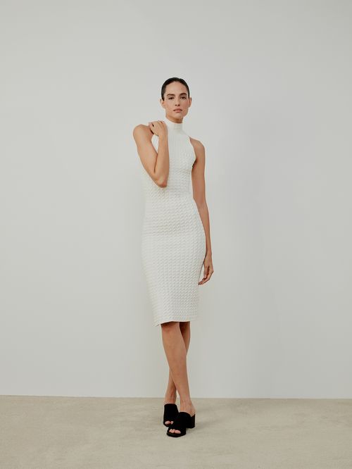 Vestido Tranças  Off White