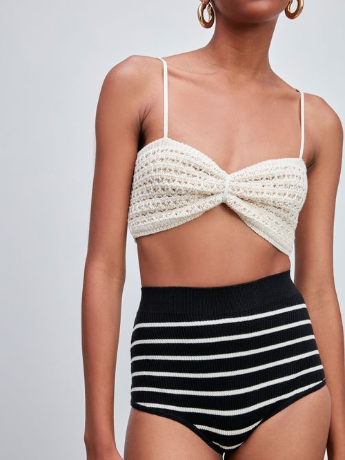 Top with Raw Lining