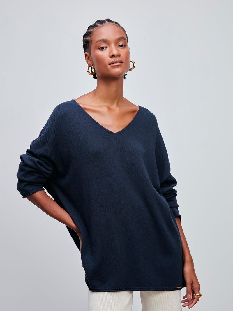 Deep blue sweater best sale