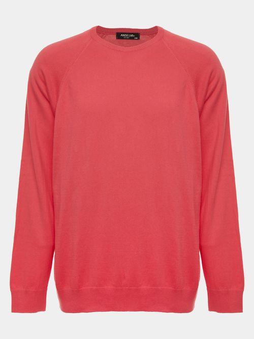Blusa Masculina Decote Redondo Rosa