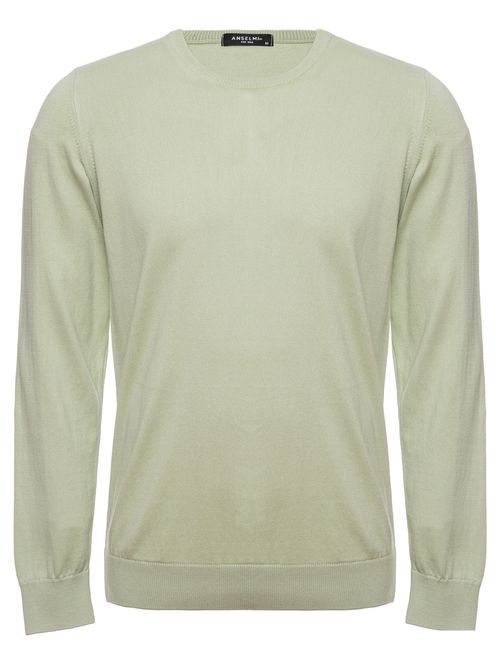 Suéter Masculino Liso 25092 Pistache