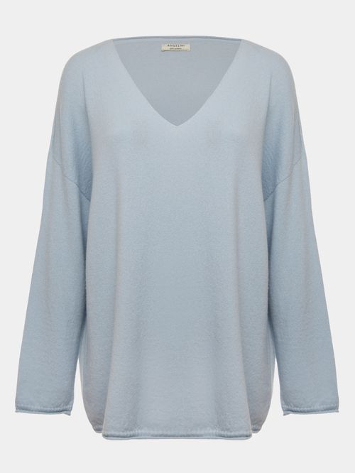 Blusa Anselmi 100% Cashmere 46763 Azul celeste