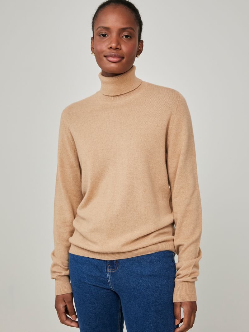 Camel turtleneck womens hotsell