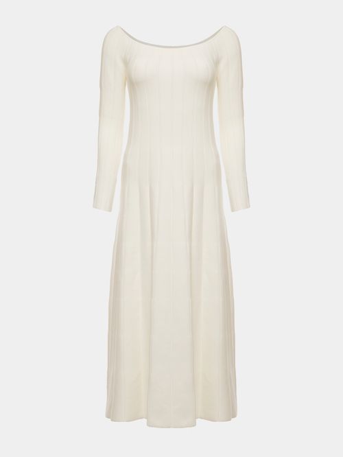 Anselmi Midi Dress by Casasola Off white