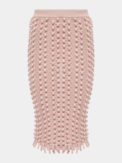 Saia Alças Midi Blush