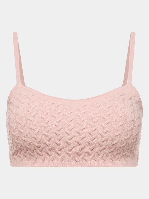 Top Entrelaços Blush