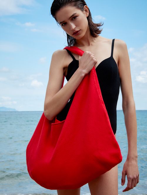 Bolsa Tricot Vermelho