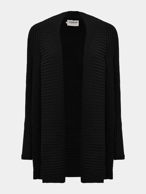Casaco Casulo Leve Anselmi + Ucha Meirelles Preto