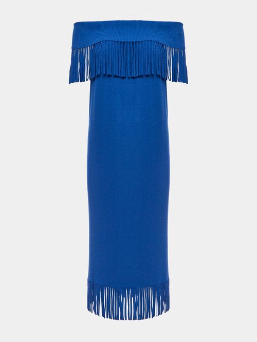 Anselmi Fringed Dress + Meirelles Sapphire Crib