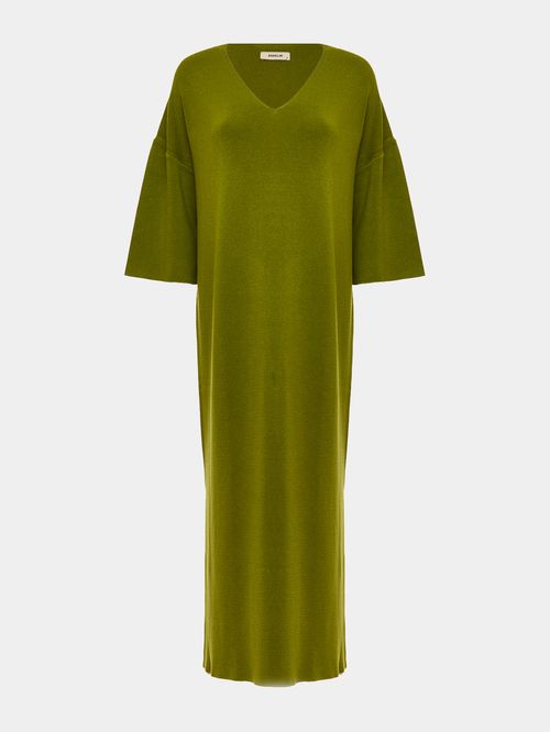 Minimal Dress Avocado Green