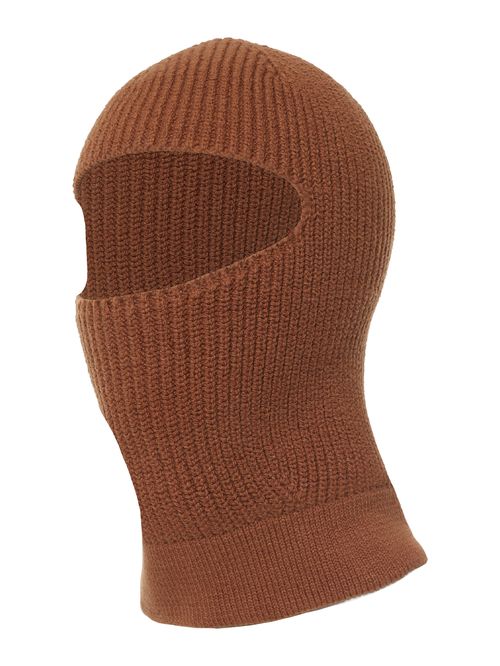 Balaclava em Tricô Canela