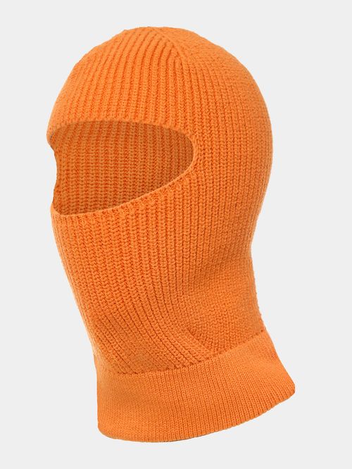 Orange Knitted Balaclava