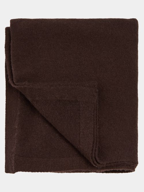 Manta 100% Cashmere Italiano Chocolate