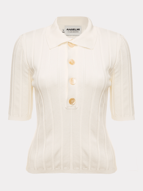 Polo Clássica Anselmi + Ucha Meirelles Off white