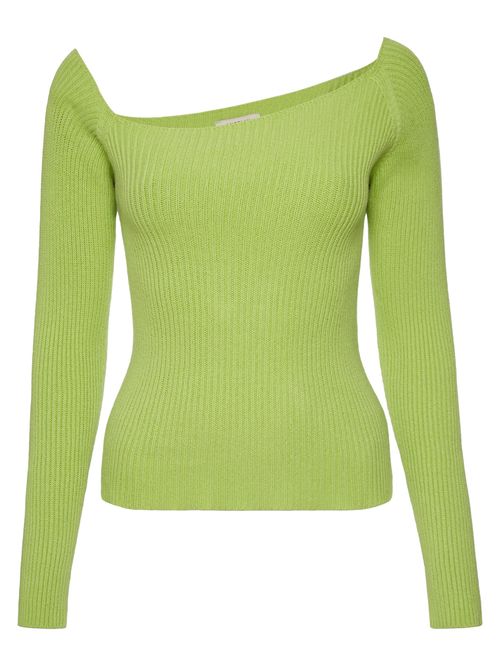 Blusa Decote Assimétrico Verde lima