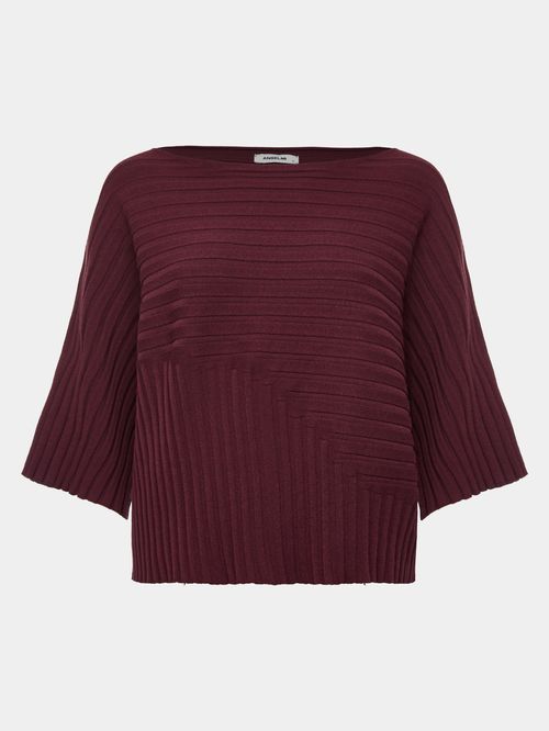 Figo Ribbed Mix Blouse
