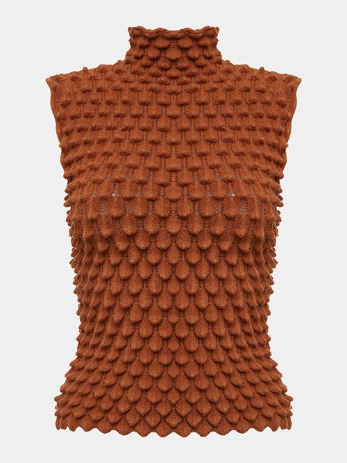 Blusa Colméia Canela
