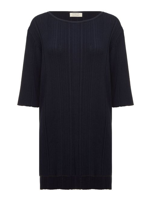 Navy Blue Light Blouse
