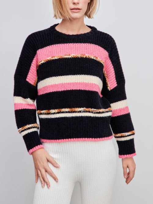 Suéter Listrado Colors 10730 Multi