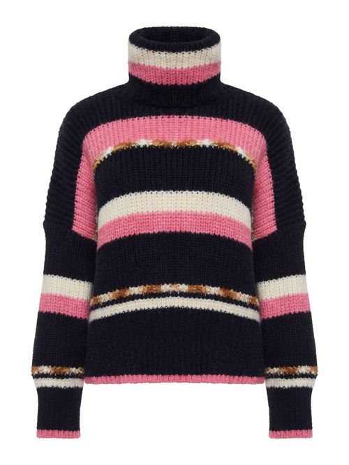 Suéter Listrado Colors 10730 Multi
