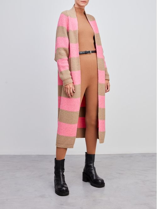 Maxi Cardigan Blocos Multi