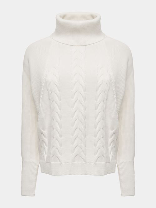 Off white Braided Sweater