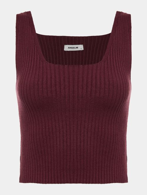 Top Cropped Decote Quadrado Figo