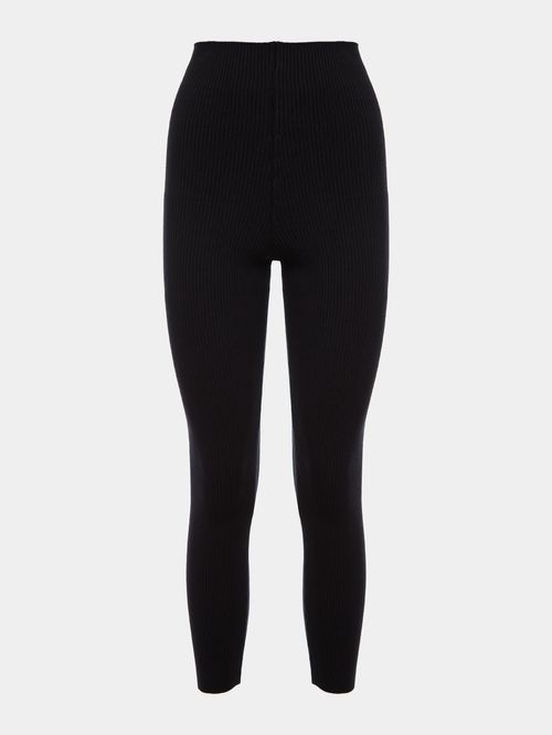 Legging em Tricô Preto