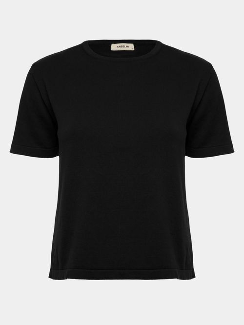 Blusa Básica em Algodão Preto