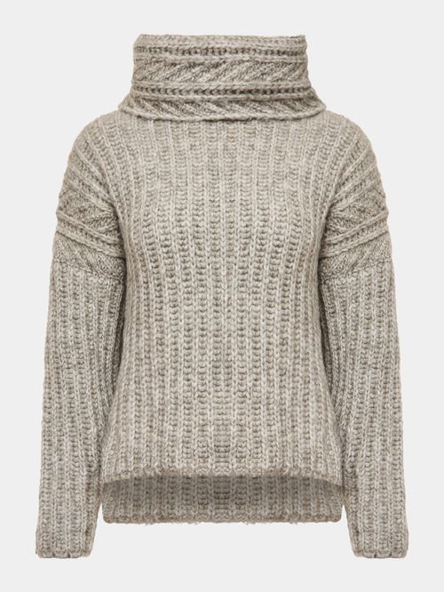 Blusa Gola Alta Cinza