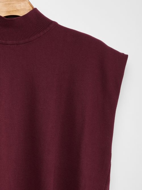 Figo Chimney Neck Tank Top