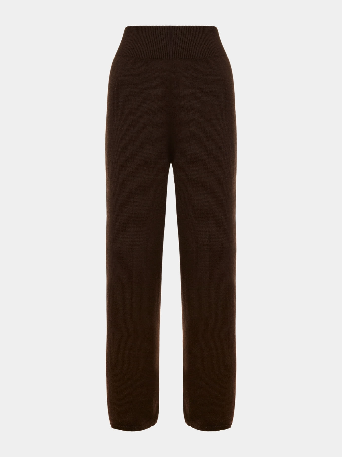 Calça Reta 100% Cashmere Chocolate