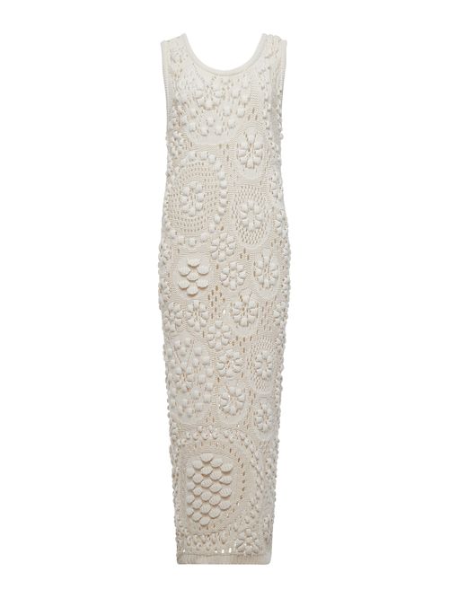 Long Lace Dress in Raw
