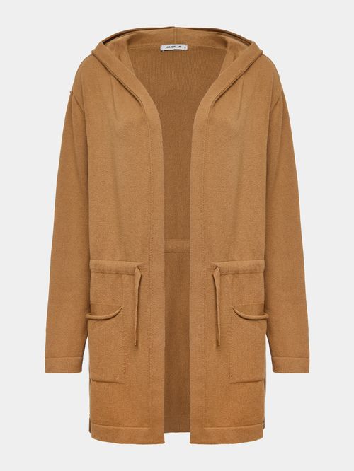 Casaco Parka com Capuz Camelo