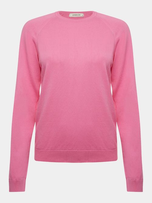 Suéter Básico Gola Redonda  Rosa