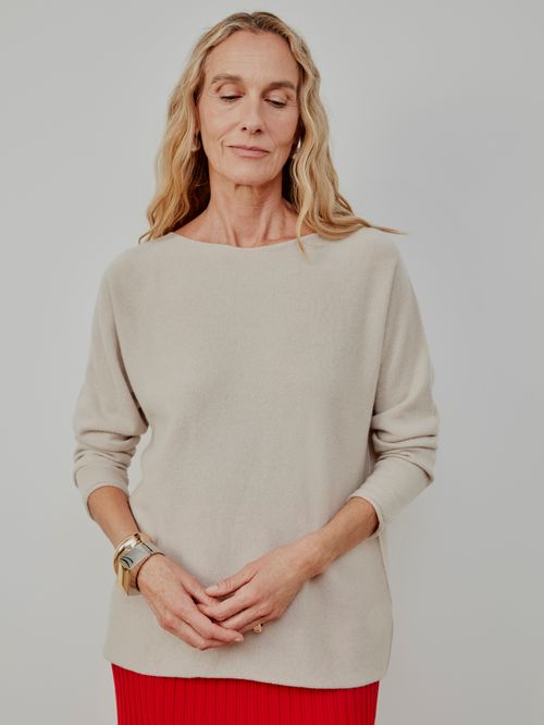 100% Cashmere Gola Canoe Cru Sweater