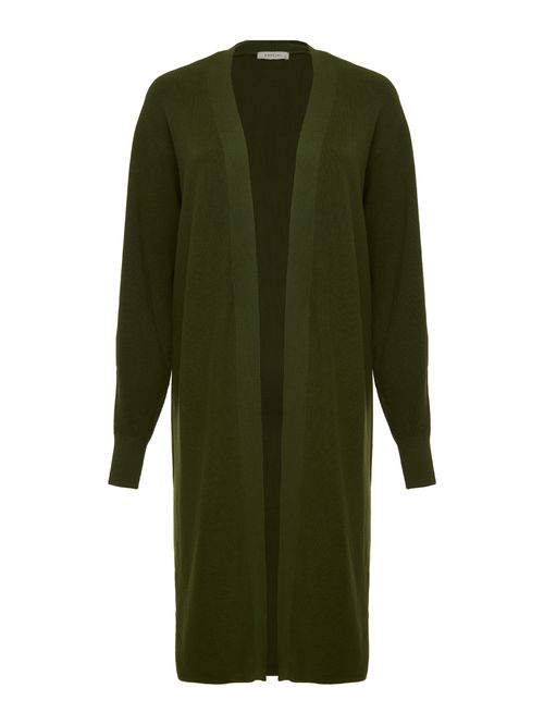 Cardigan Alongado 46226 Matcha