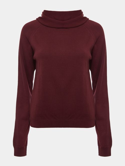 Basic Blouse with High Neck Figo