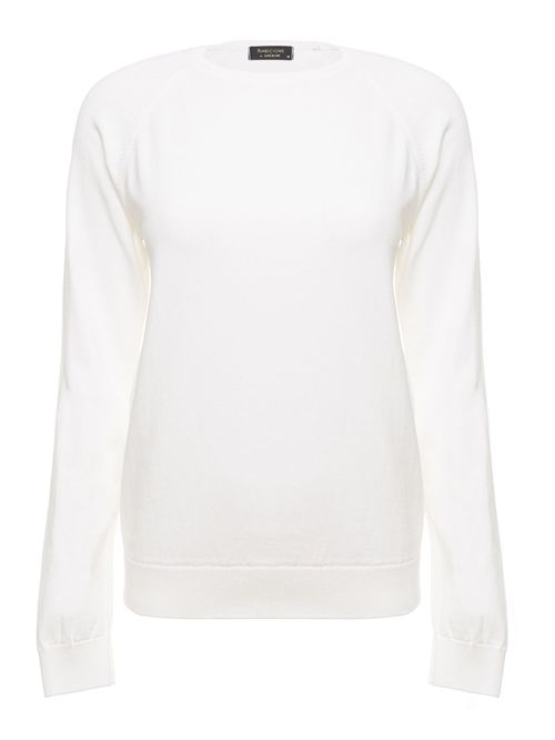 Suéter Básico Gola Redonda  Off White