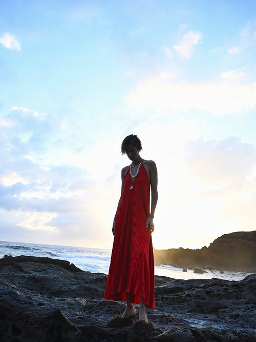 Vestido Longo Lanzarote Vermelho