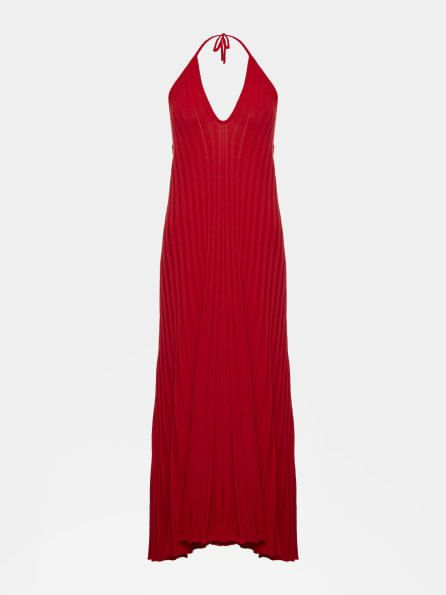 Vestido Longo Lanzarote Vermelho