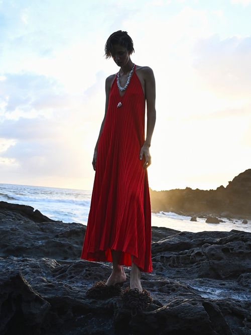 Vestido Longo Lanzarote Vermelho